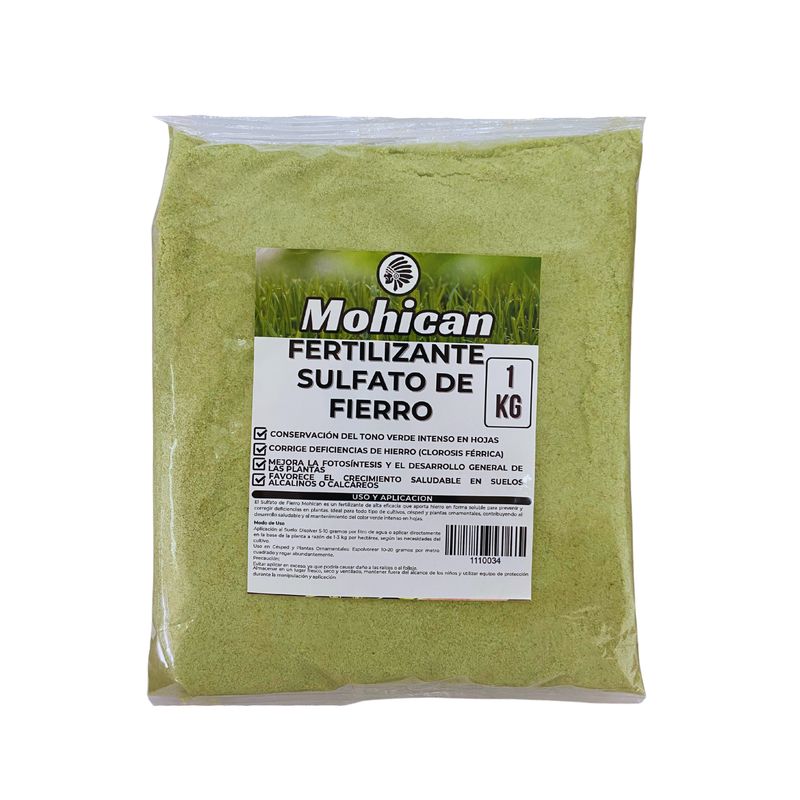 MOHICAN - SULFATO DE FIERRO MOHICAN BOLSA 1 KG