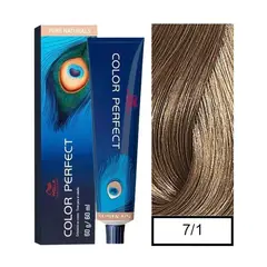 WELLA - Tintura 7/1 Color Perfect 60Gr mas oxidante