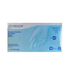 VARIOS - Guantes De Nitrilo Tresor Talla M 100 Unidades