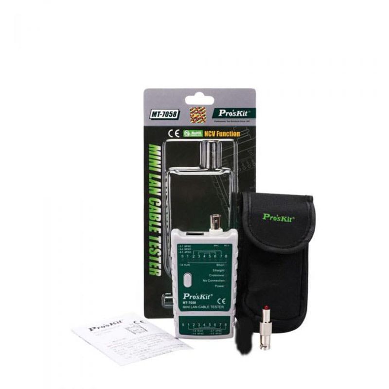 PROSKIT - MINI LAN CABLE TESTER RED PROSKIT