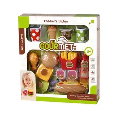 MAGNETICS - Bandeja de Comida Rápida de Juguete