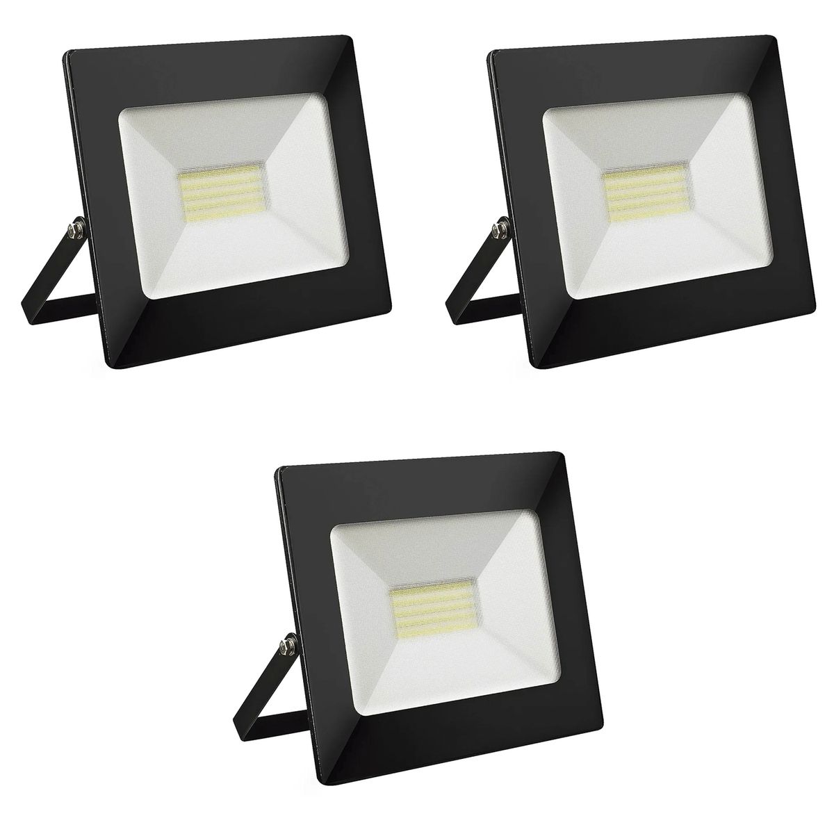 MEGABRIGHT - Pack 3 Foco Proyector LED Telco SEC 50W Cálido DS43