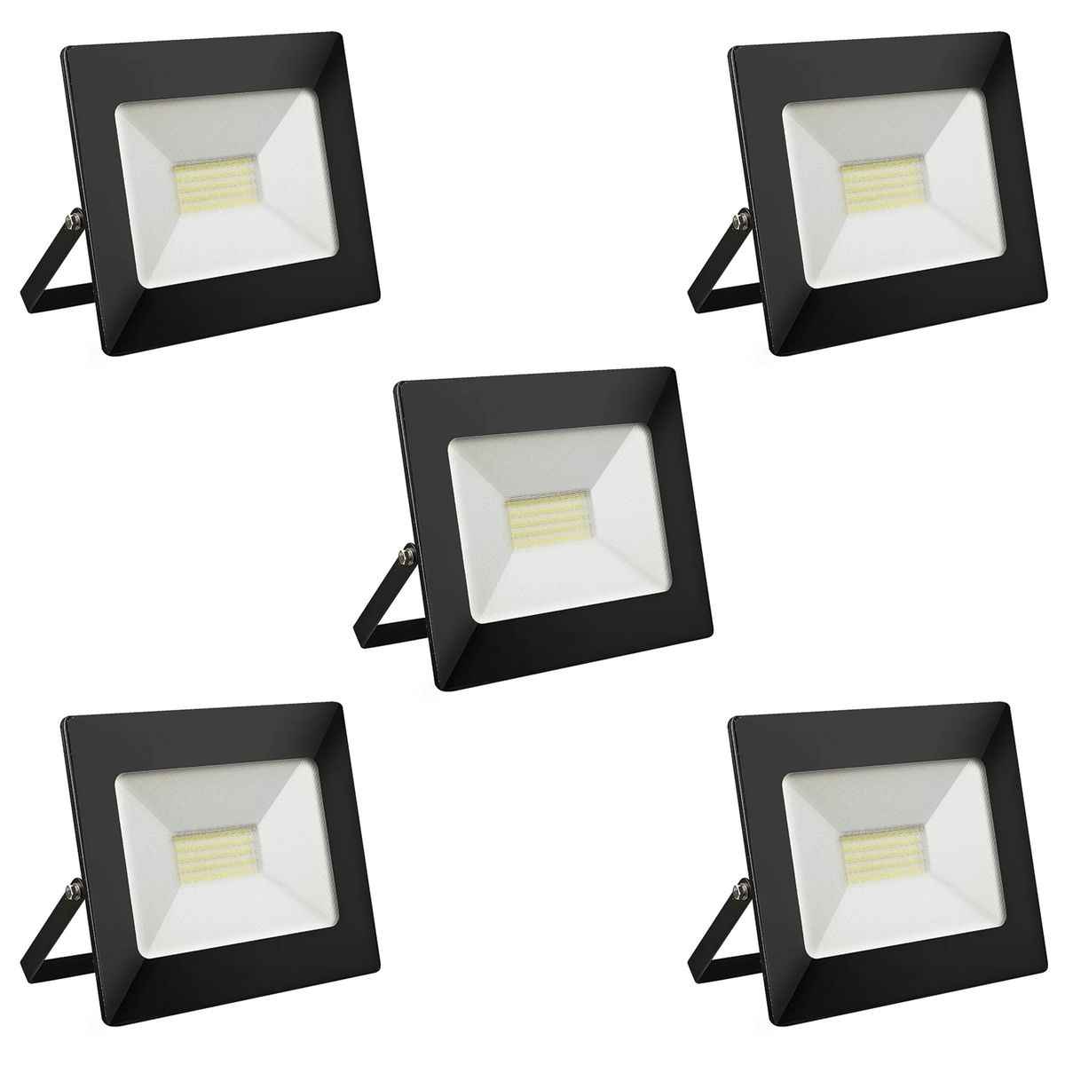 MEGABRIGHT - Pack 5 Foco Proyector LED Telco SEC 50W Cálido DS43