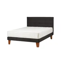 SPOMO - Eurobox FisioFlex Capitoné 2 Plazas BN Negro