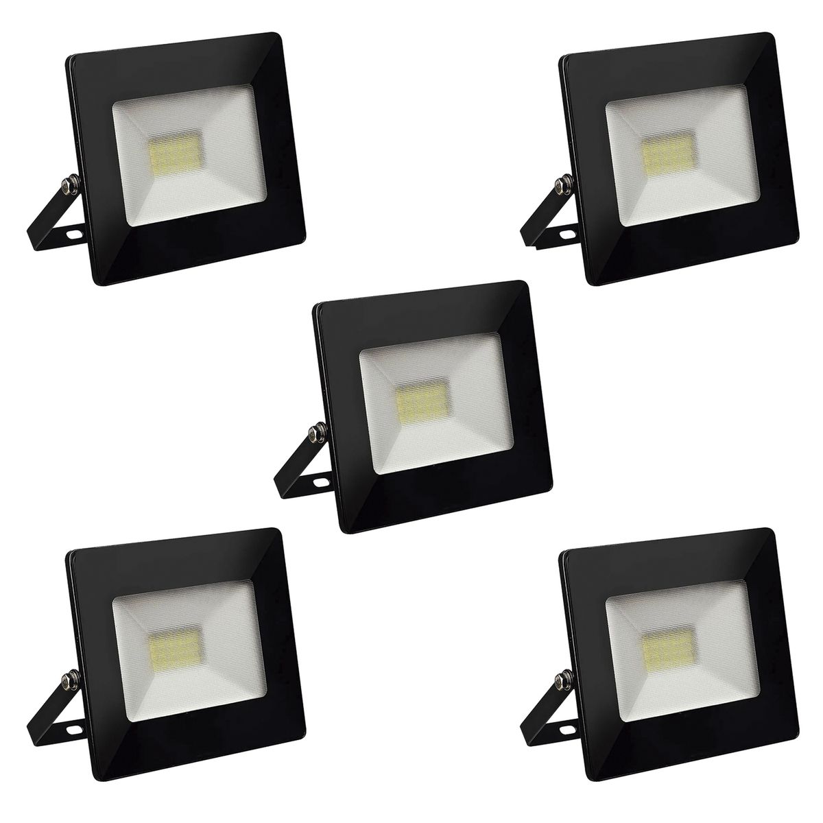 MEGABRIGHT - Pack 5 Foco Proyector LED Telco SEC 20W Cálido DS43