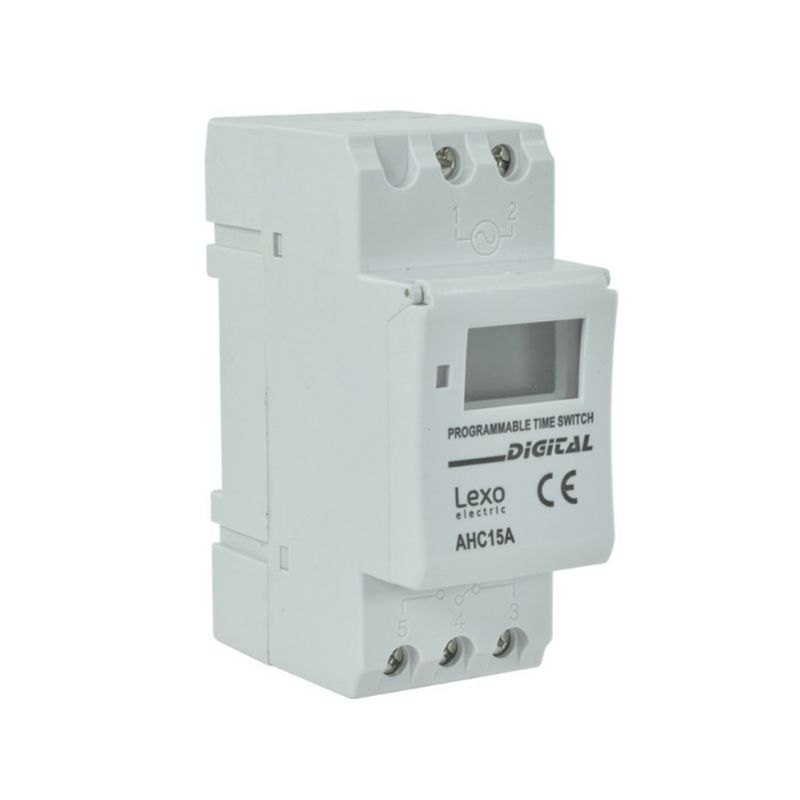 LEXO - TIMER / INTERRUPTOR DIGITAL CON RESERVA DE FUNCIONAMIENTO DE 150 H