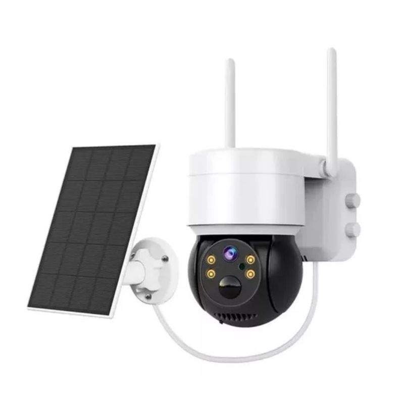 GENERICO - Cámara Solar Para Exteriores Ip 1080 Inalámbrica 360