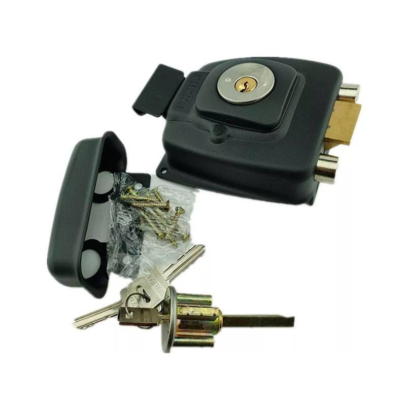 GENERICO - Chapa De Sobreponer Blindada De 3 Golpes Sl802 Steeltools