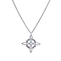 Collar Nudo de Bruja Acero Inoxidable