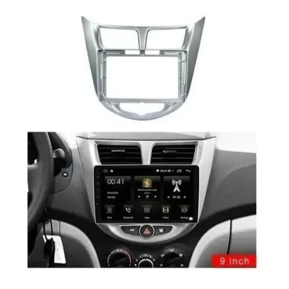 GENERICO - Bisel Adaptador Hyundai Accent De 9 Pulgadas 2012/2017