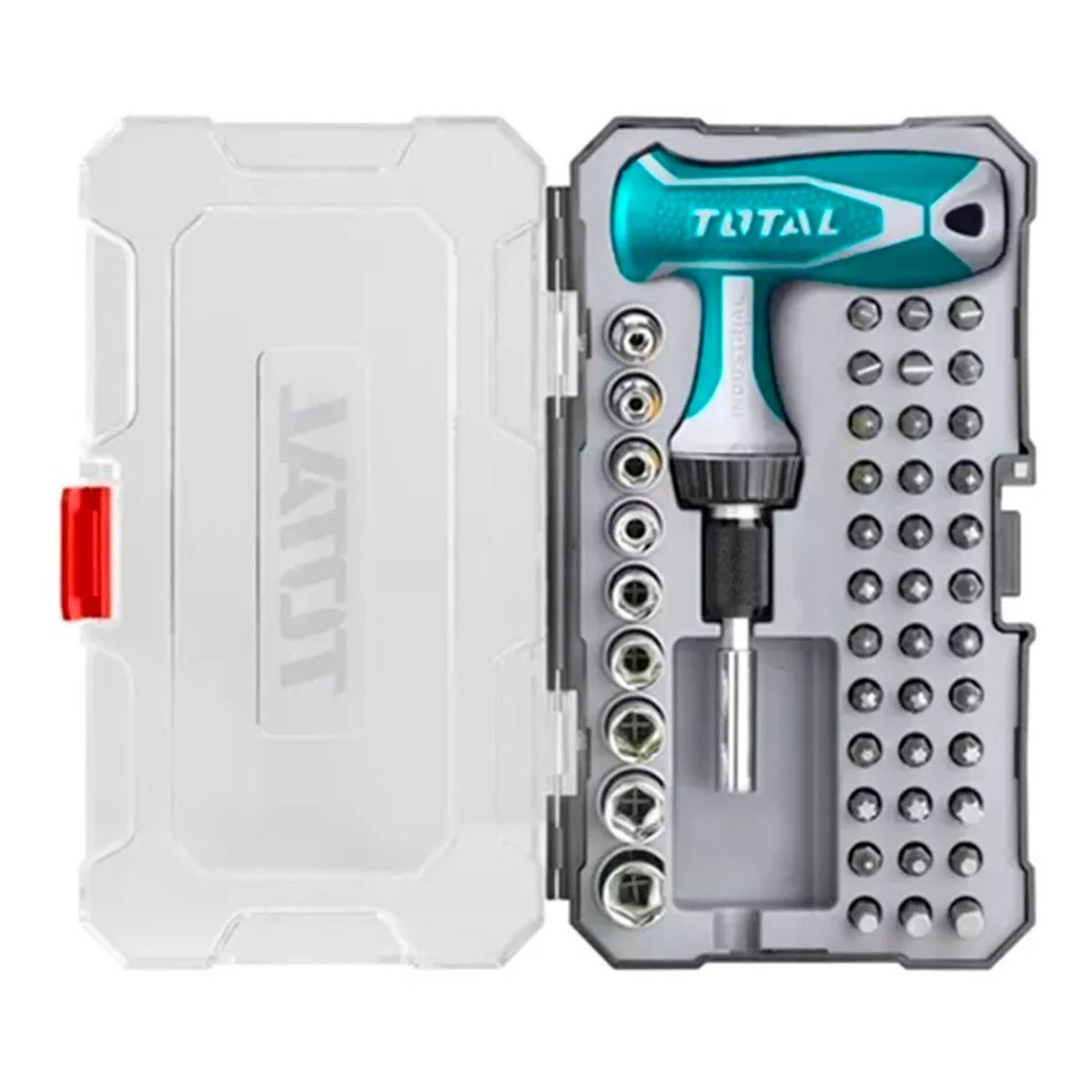 TOTAL TOOLS - Juego Puntas Destornillador 47 Piezas Total Tacsd30476
