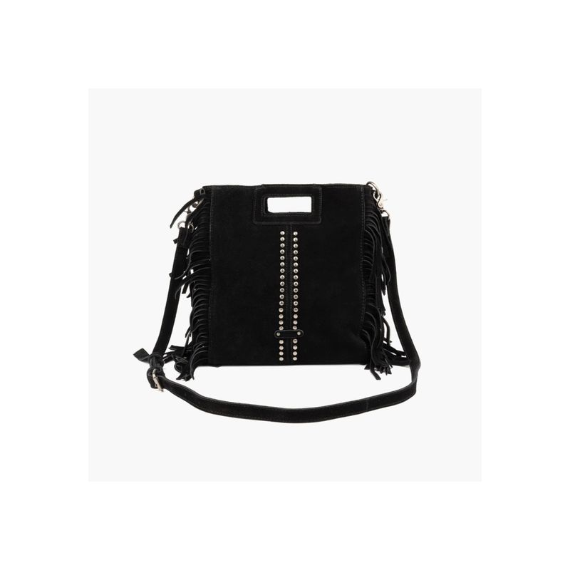 LOUNGE - Cartera Mujer Gamuza Flecos Y Tachas LOUNGE