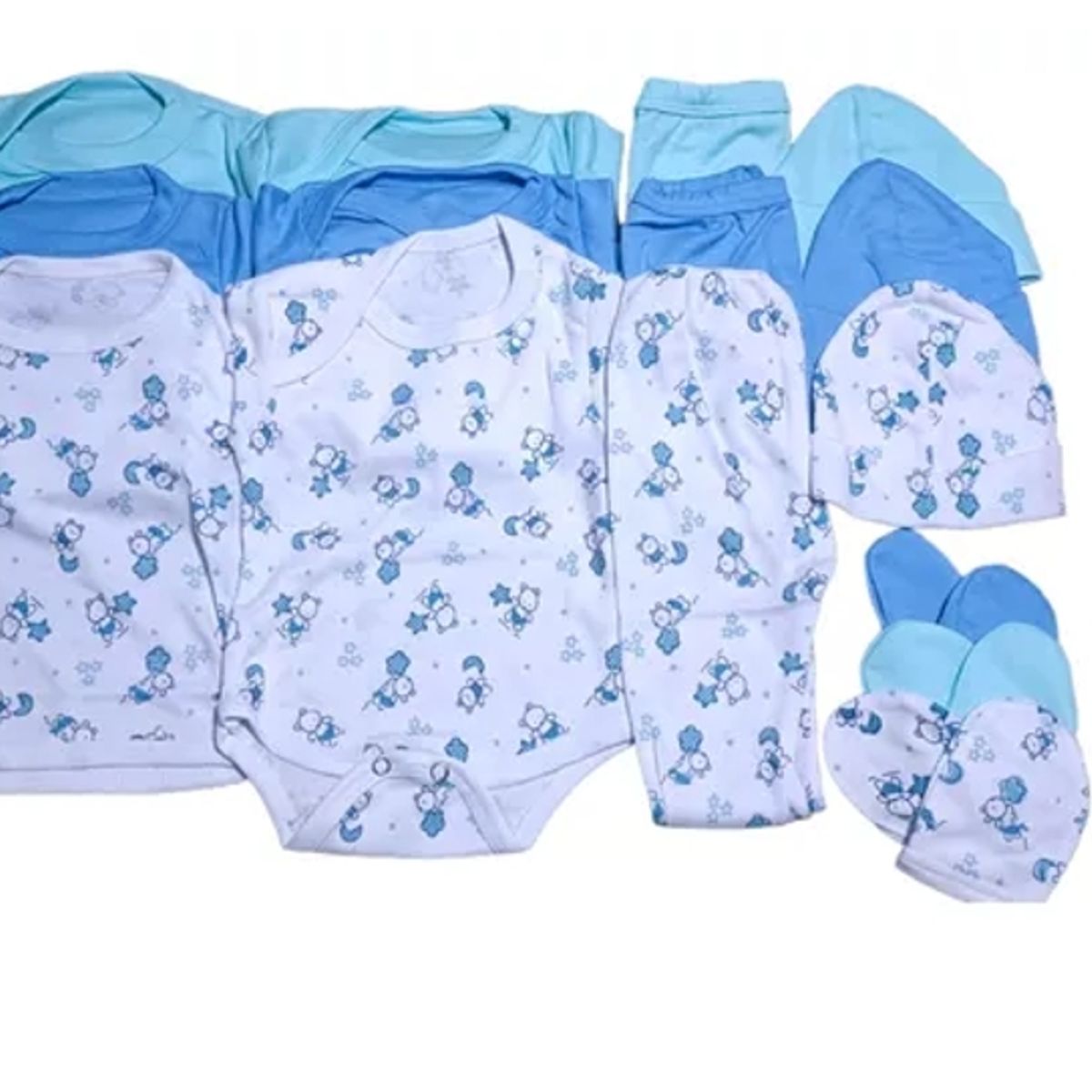 GENERICO - Ajuar pack  0 a 3  Meses Talla 1  Ropa Interior  tripack