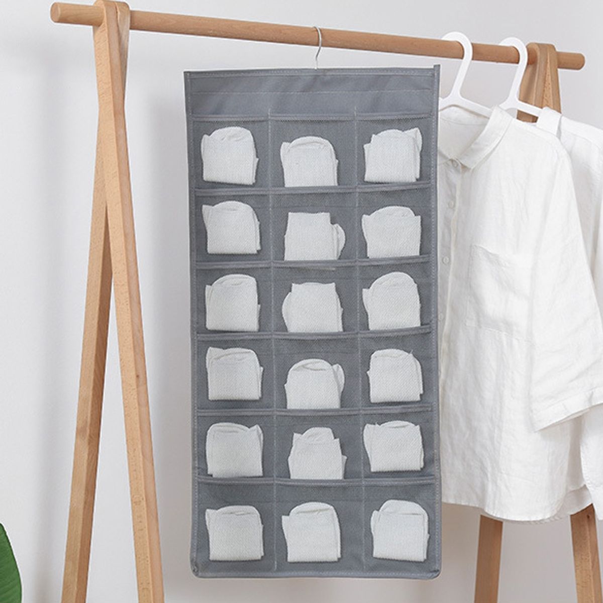 NEWTREE - Organizador de Ropa Colgante para Closet de Tela