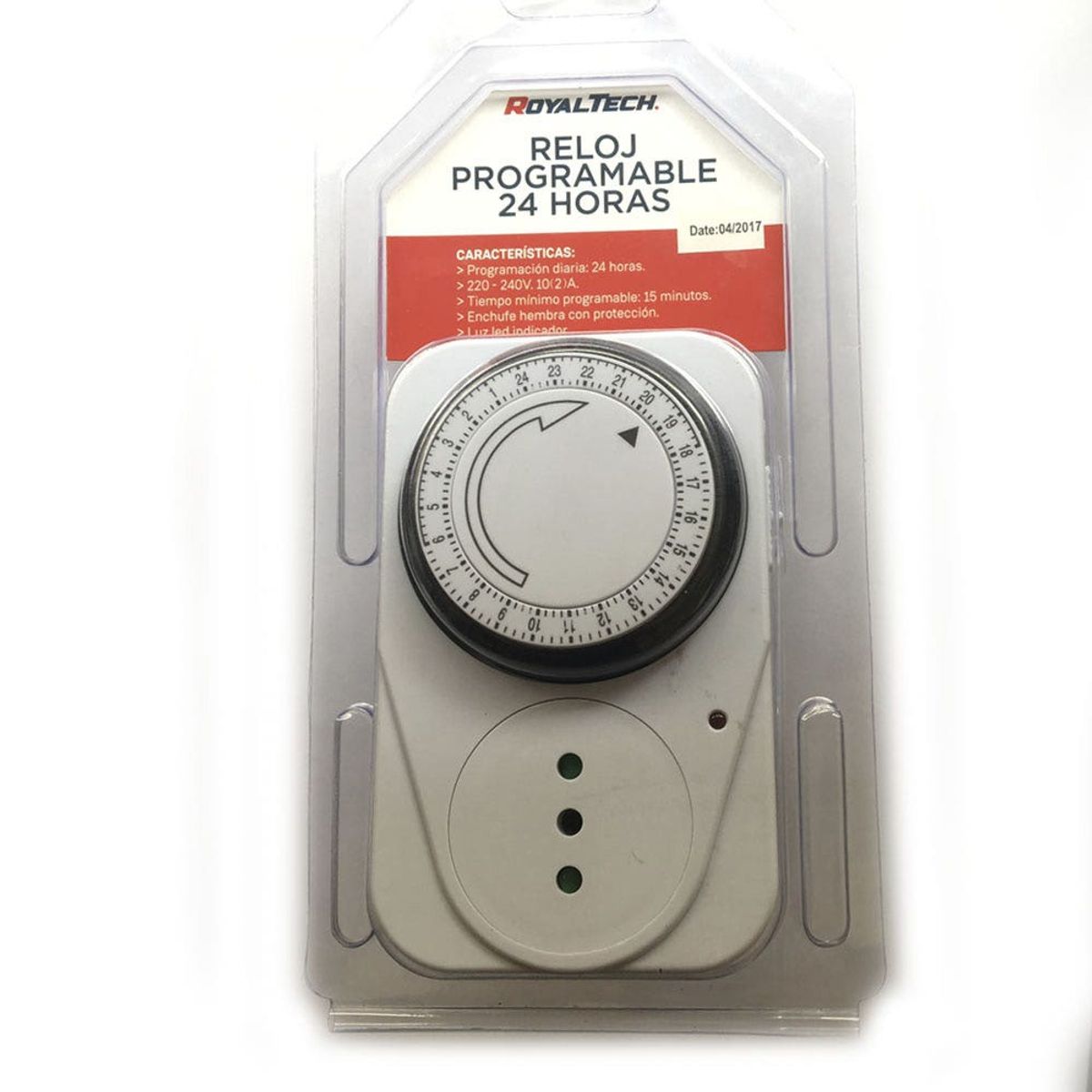 ROYALTECH - RELOJ TEMPORIZADOR 15MIN  10A ROYALTECH