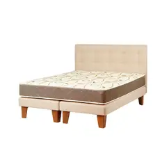 SPOMO - Eurobox T3500 Capitoné 2 Plazas BD Moka