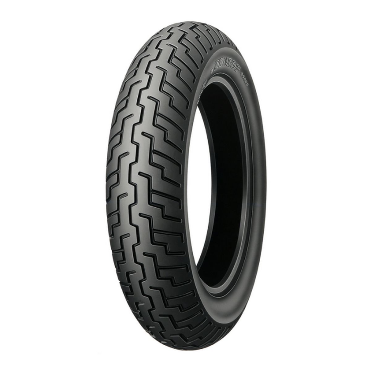 GENERICO - Neumático 100/90-19 57H KABUKI-D404 Dunlop MC Custom TL (Del) BLK IND