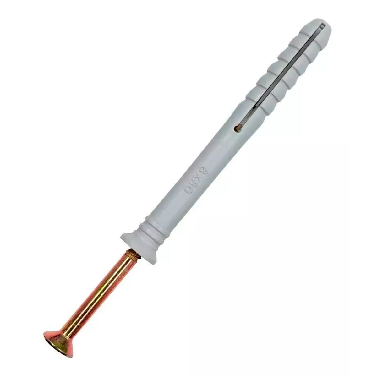 GENERICO - Tarugo Clavo - Tornillo Punta Cruz 8x80mm 100 Pcs Sl19027