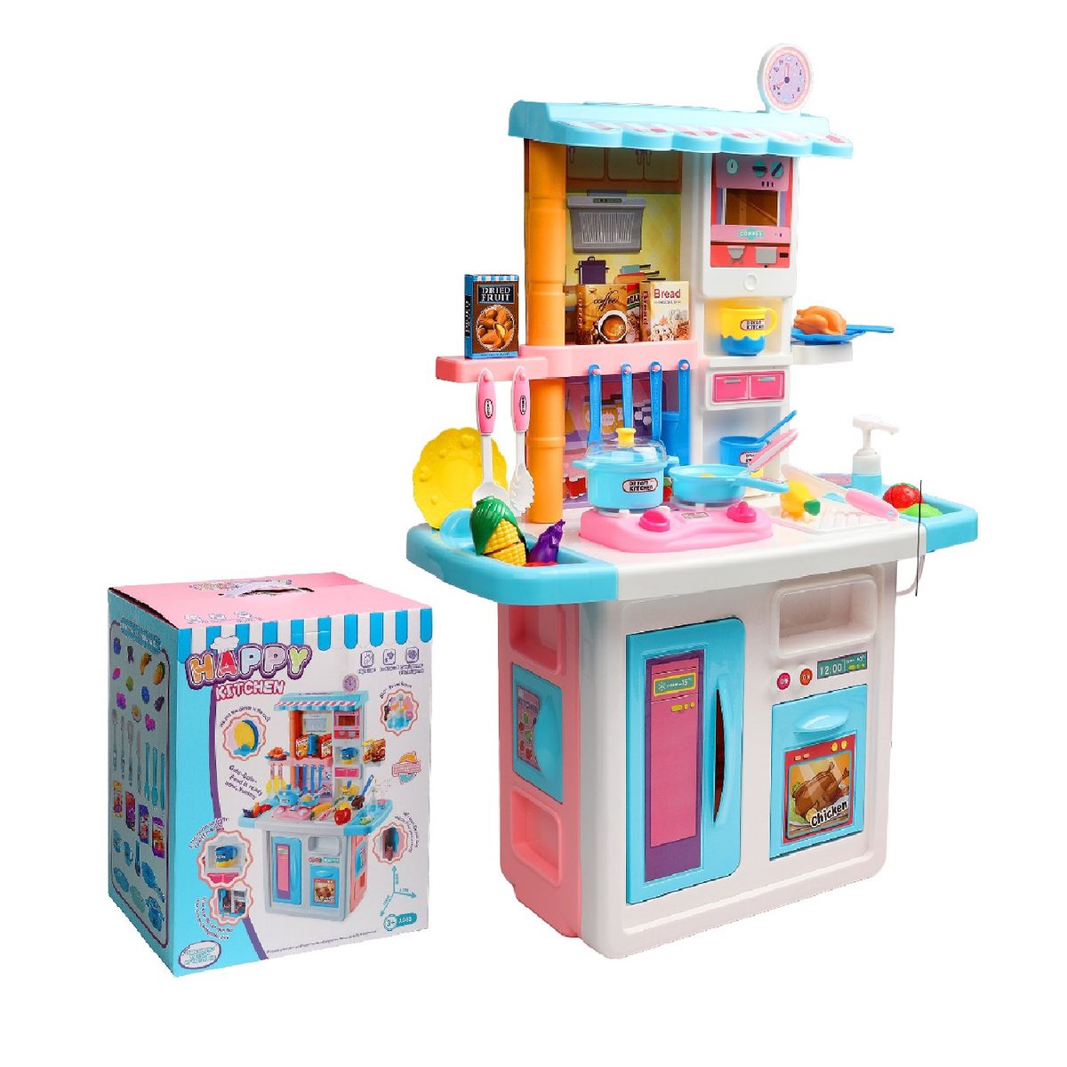 GENERICO - Cocina didáctica con luz y sonido 84 cm