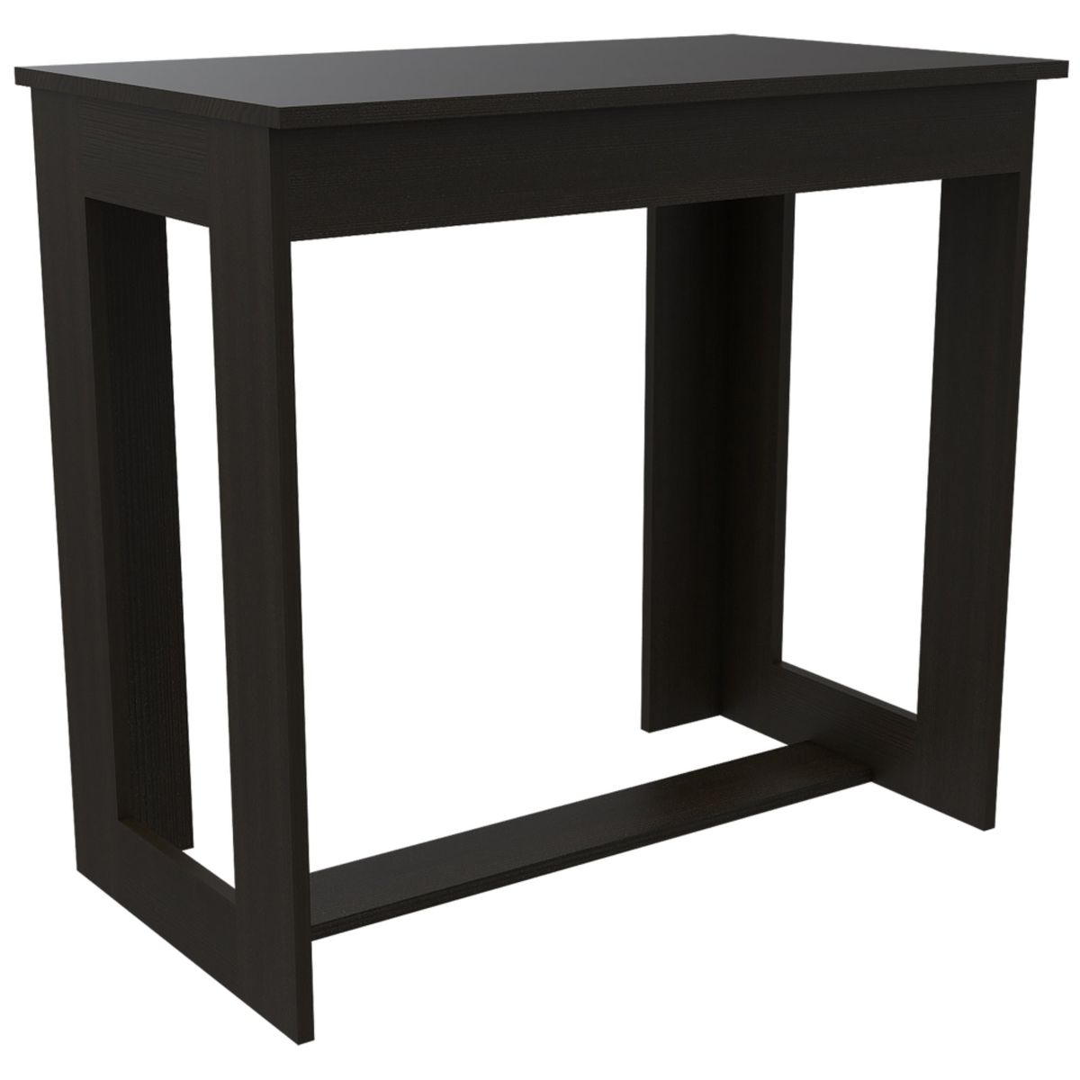 FMFURNITURE - Escritorio Recto - Negro 74.5x80.1x47.1 cm