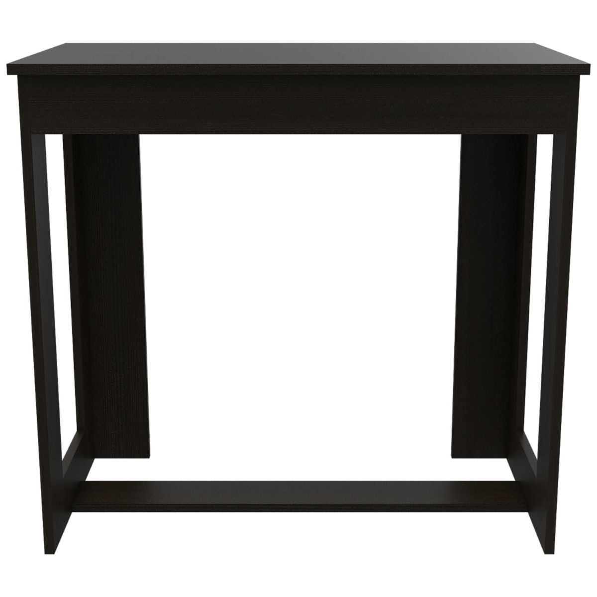FMFURNITURE - Escritorio Recto - Negro 74.5x80.1x47.1 cm