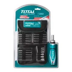 TOTAL TOOLS - Kit Set Destornillador Ratchet 26 Piezas Total Tacsd30266