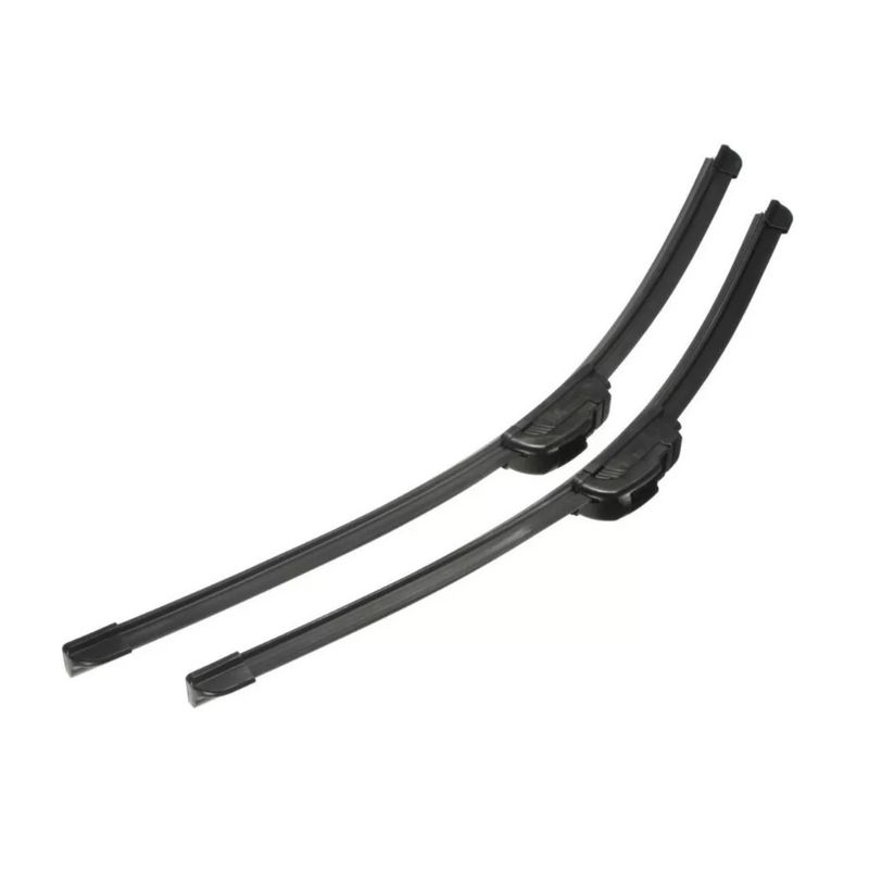 GENERICO - Par Plumillas Limpiaparabrisas Silicona Universal 20