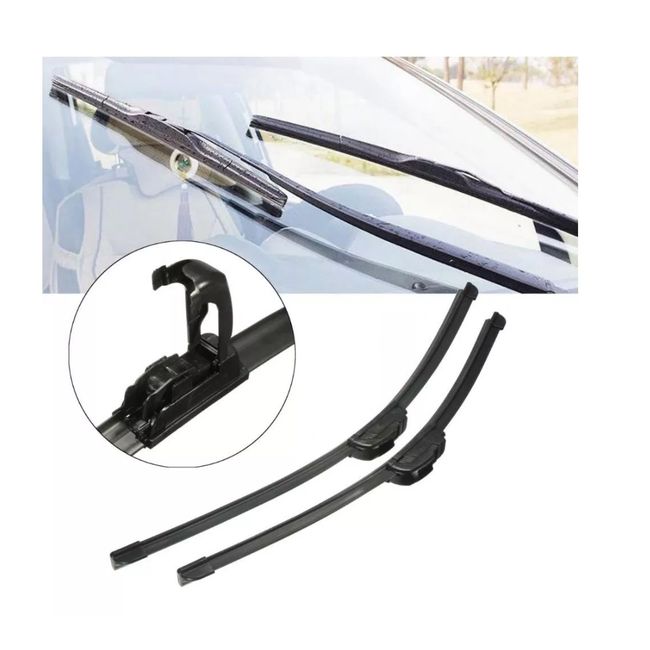 GENERICO - Par Plumillas Limpiaparabrisas Silicona Universal 20