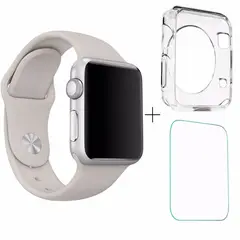 GENERICO - 2 Lamina + Protector Para Apple Watch 40mm