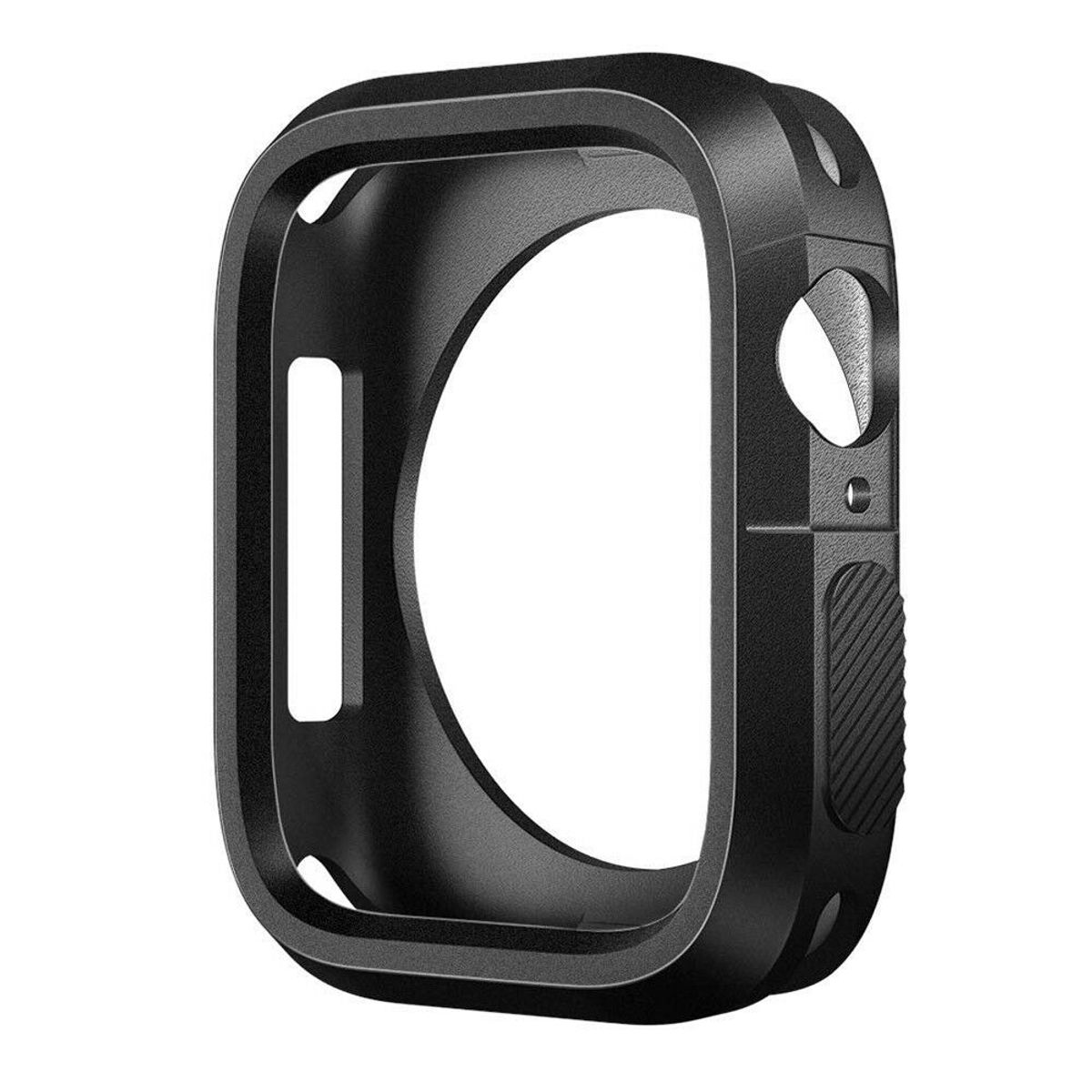 GENERICO - 2 Lamina + Protector Para Apple Watch 40mm Negro