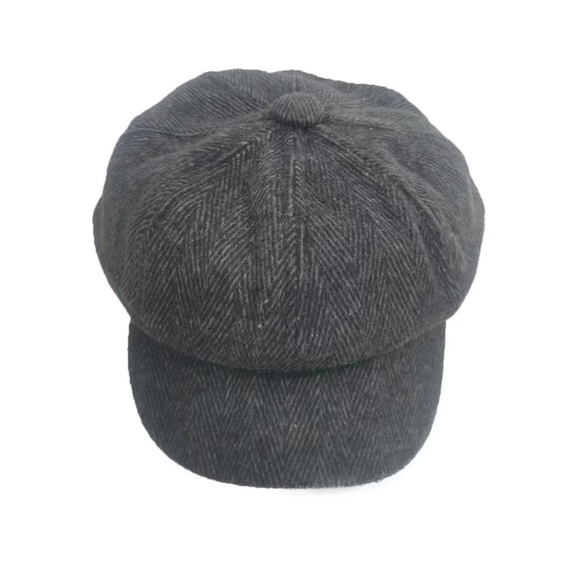 MOBII - Boina Tipo Peaky Blinder, Estilo Ingles. Color Gris