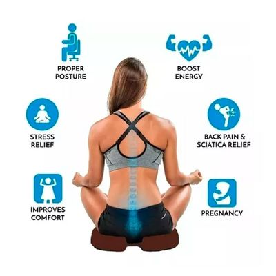 Imagen 2 del producto Cojín Coxis Ortopédico Ergonómico Con Memoria Asiento