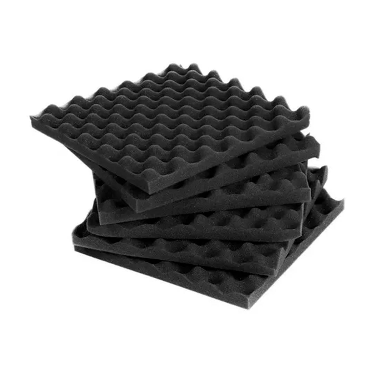 GENERICO - Set 12 Espuma Acústica Aislante Con Adhesivo