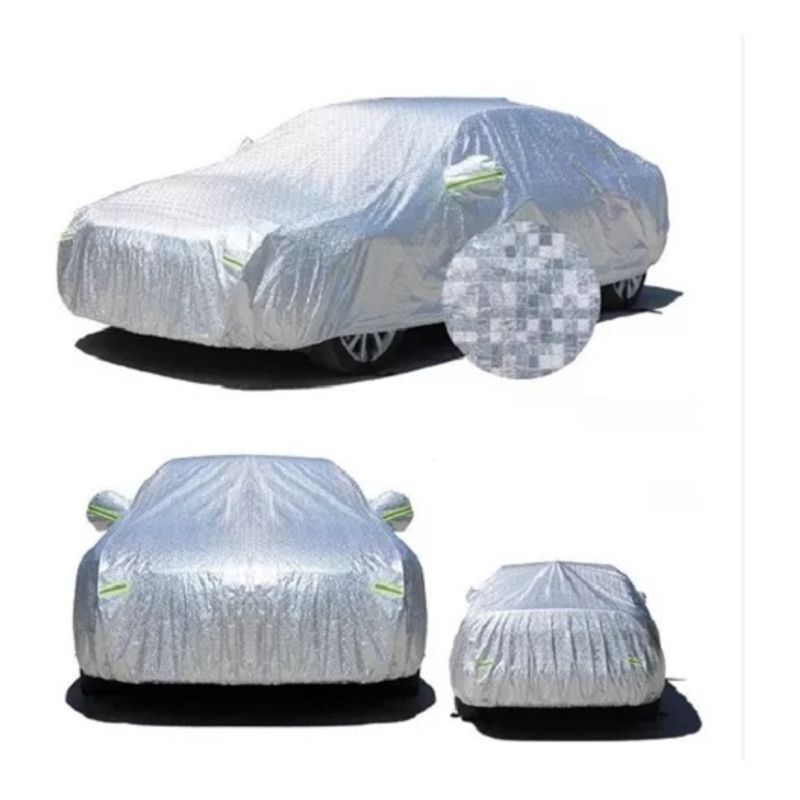 GENERICO - Funda Cubre Auto Impermeable Uv vinilo Algodon 216031 XL