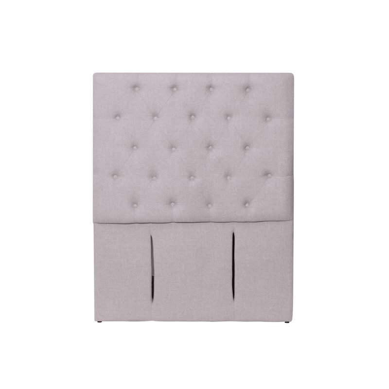 LATAM HOME - RESPALDO FLORENCIA LINO GRIS CLARO 1 PZA