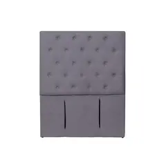 LATAM HOME - RESPALDO FLORENCIA LINO GRIS OSCURO 1 1/2 PZA