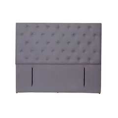 LATAM HOME - RESPALDO FLORENCIA LINO GRIS OSCURO 2 PZA