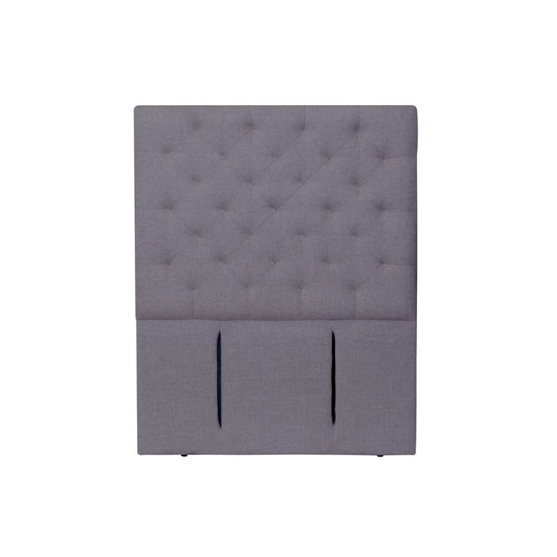LATAM HOME - RESPALDO BRESCIA LINO GRIS OSCURO 1 1/2 PZA