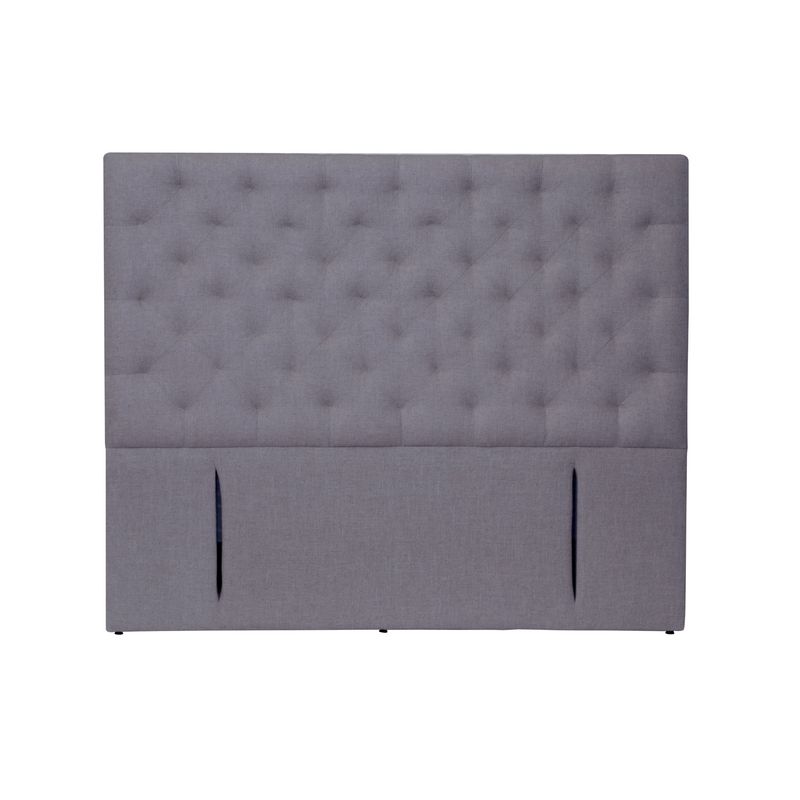 LATAM HOME - RESPALDO BRESCIA LINO GRIS OSCURO 2 PZA