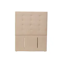 LATAM HOME - Respaldo Napoles 1 Plaza, Beige, Lino