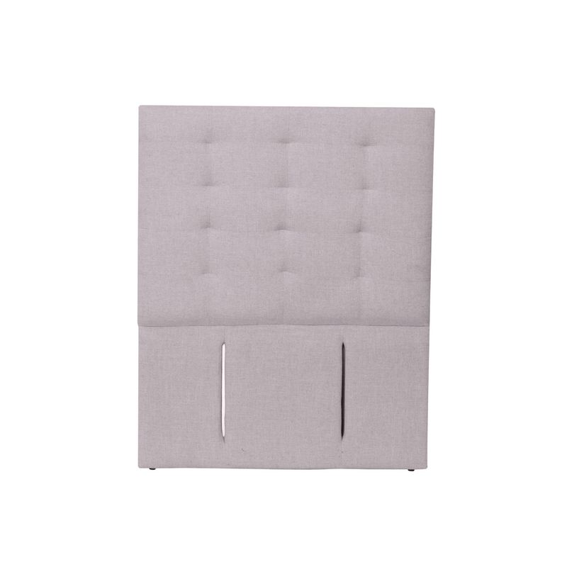 LATAM HOME - Respaldo Latam Home Nápoles Gris Claro 1.5 Plazas