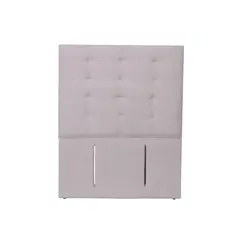 LATAM HOME - Respaldo Nápoles Gris Claro 1.5 Plazas