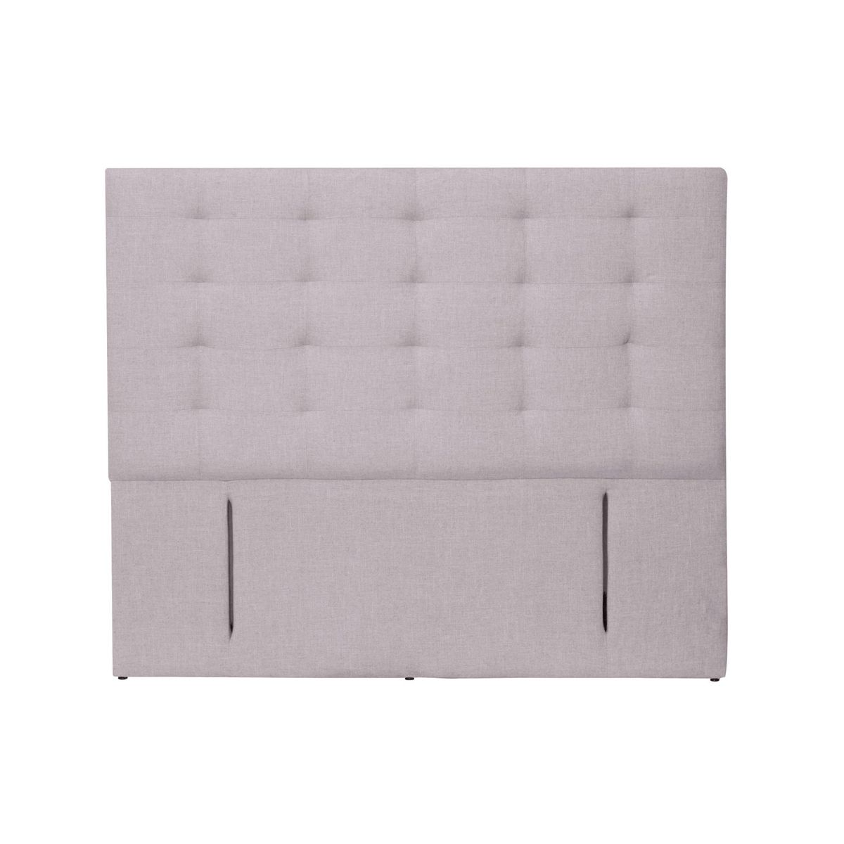 LATAM HOME - RESPALDO NAPOLES LINO GRIS CLARO 2 PZA