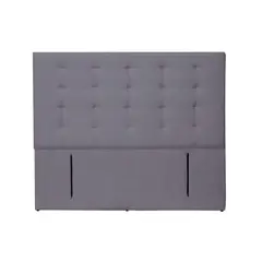 LATAM HOME - RESPALDO NAPOLES LINO GRIS OSCURO 2 PZA
