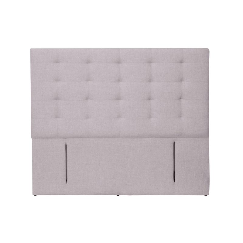 LATAM HOME - RESPALDO NAPOLES LINO GRIS CLARO KING