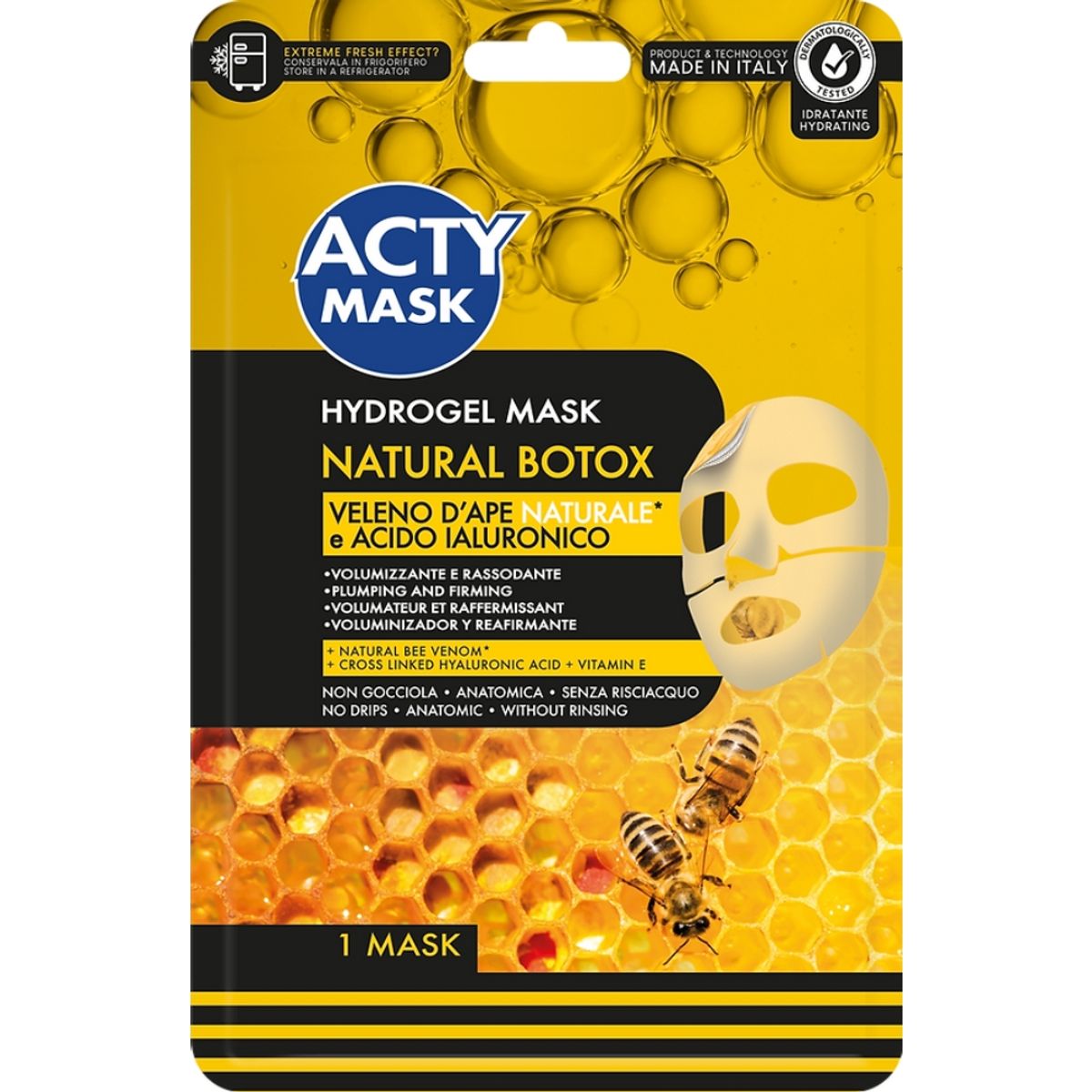 ACTY MASK - Mascarilla Hidrogel Antiedad con Ácido Hialurónico