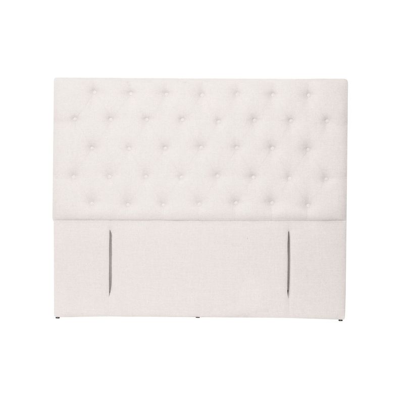 LATAM HOME - RESPALDO FLORENCIA LINO BLANCO 2 PZA