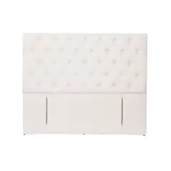 LATAM HOME - RESPALDO FLORENCIA LINO BLANCO KING