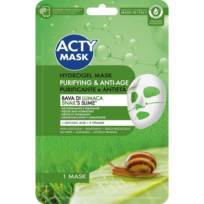 ACTY MASK - Máscara Hidrogel Purificante Baba de Caracol