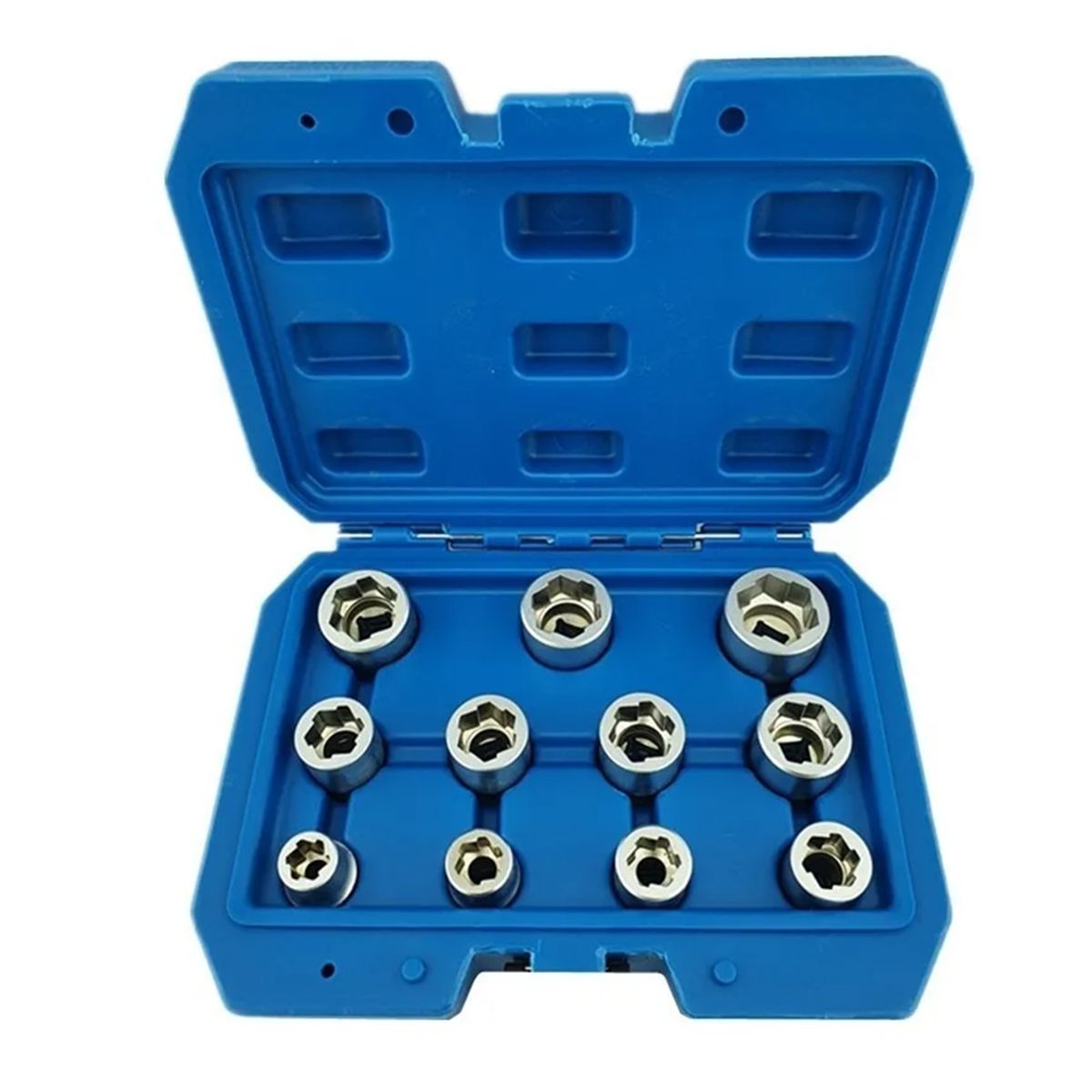 GENERICO - Set Kit Extractor Extraccion Tuerca Pernos Rodados 11 Piezas